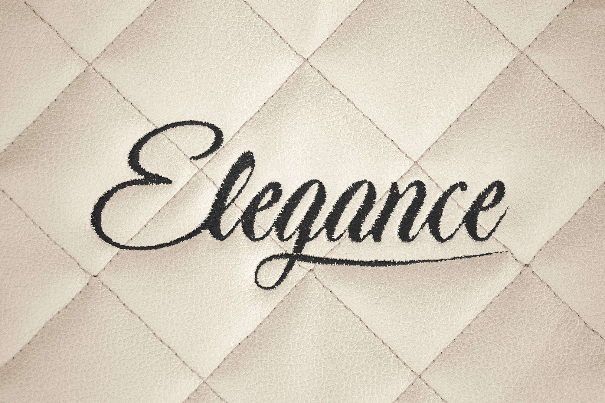 Dettaglio del ricamo Elegance: Beige chiaro